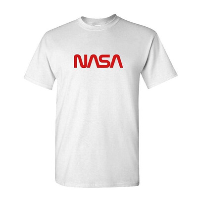 

Classic NASA Logo Outer Space Astronaut - Mens Cotton T-Shirt