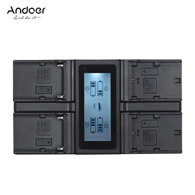 

Andoer NP-FZ100 4-Channel LCD Digital Camera Battery Charger for Sony A7III A9 A7RIII A7SIII