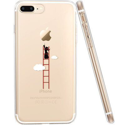 

Миллиард цветы (ESR) iPhone 7 плюс 7plus телефона оболочка Apple, телефон оболочка / телефон наборы силикона мягкой оболочка прозр