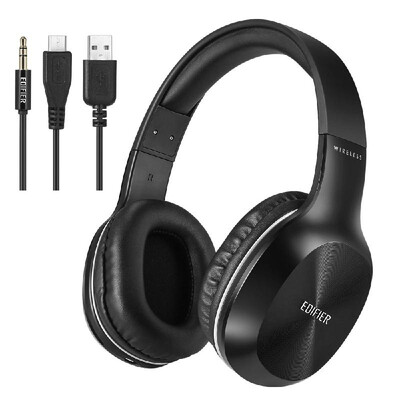

EDIFIER W806BT Wireless Bluetooth Headphones On Ear Stereo Music Headset 70 Hours Playtime with Built-in Microphone 35mm Wired Ea