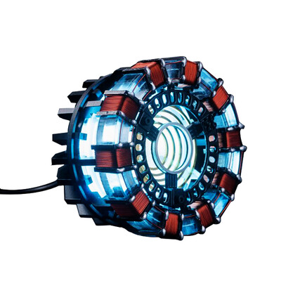 

Acrylic Tony DIY Alloy Arc Reactor Parts Lamp Kit Illuminant LED Flash Light Set