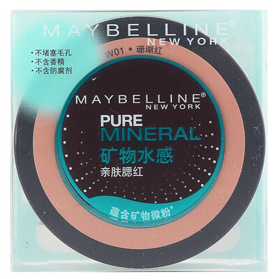 

Maybelline (MAYBELLINE) mineral water skin-friendly blush W01 4g (coral) (make-up rouge fit natural red)