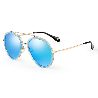 

Parsons PARZIN bright polarized sunglasses couple models driving sunglasses 8076 gold frame reflective film mercury