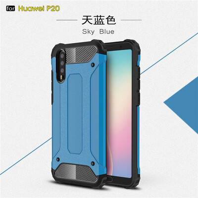 

Fivice Huawei P20 case Luxury Silicone Diamond Armor PC Hard Shell Phone Case