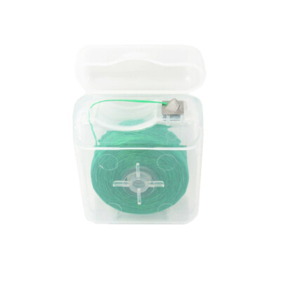 

50m Dental Floss Inter-dental Teeth Cleaner Built-in Spool Flat Wire Dental Flosser Replacement Core Mint Flavor