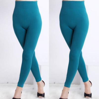 

NEW WOMEN LADIES THICK WINTER THERMAL LEGGINGS FLEECE LINING SIZE PLUS