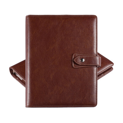 

M & G APYJ4B19 A5 Business Sheet Coil Leather Leather Face Diary Notebook 60 pages of brown