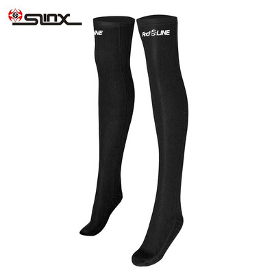 

2mm Neoprene diving long sock Anti-UV Keep Warm Women Long Sleeve Bikini Wetsuit Stockings Long Socks Swimwear Front Zipper Diving