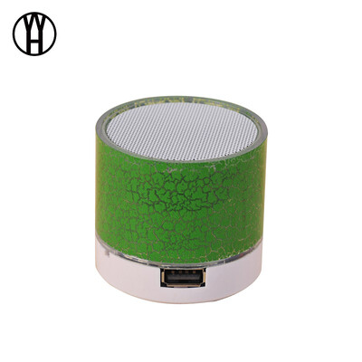 

WH A9 crack led colorful glare card portable mini wireless Bluetooth speaker for xiaomi samsung huawei iphone