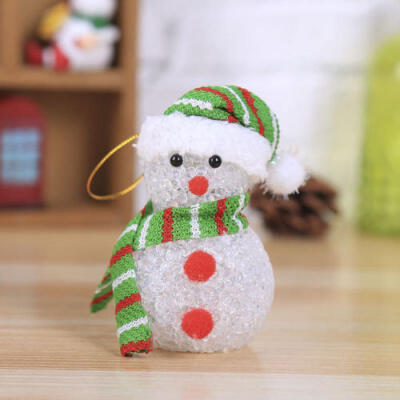 

Christmas Gift LED Snowman Light Home Ornaments Xmas Tree Hanging Decoration