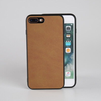 

Phone Cases For iPhone X Xs Max Cover PU Leather Frabic Texture TPU Silicone Case For iPhone 6 6S 7 8 Plus Shell