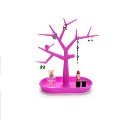 

Bird tree jewelry holder storage rack Bracelet Necklace hanger keys earring Display stand jewelry box case home organizer