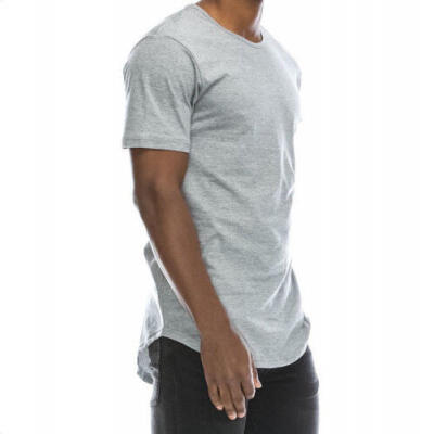 

New Mens O Neck Tops Tee Shirt Slim Fit Short Sleeve Solid Color Casual T-Shirt