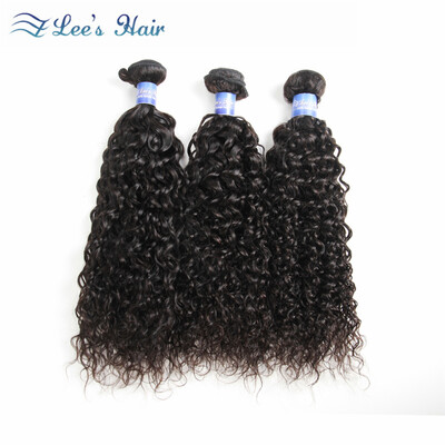 

ELees Hair 8A Peruvian Curly Hair 3 Bundles Kinky Curly Virgin Peruvian Hair Bundles Afro Kinky Human Hair Extension Freeshipping