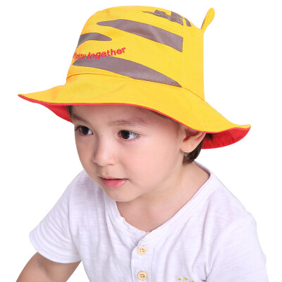 

hugmii double-sided can wear fisherman hat child hat beach cap baby spring and summer big pot shade bowl owl