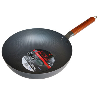 

Jingdong supermarket pearl life imports of high-purity wok no coated nitriding stainless steel frying pan less 30cm iron pot Jingdong self-quality life