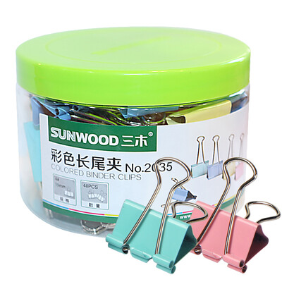 

Miki SUNWOOD 2043 32mm color smile long tail clip long tail ticket 24 box new&old packaging random