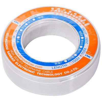 

Sanbao SANBAO 2-core copper telephone line 150 m roll
