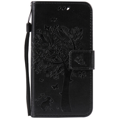 

Black Tree Design PU Leather Flip Cover Wallet Card Holder Case for LENOVO Lemon 3