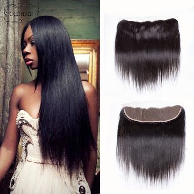 

Lace Frontal 13*4 Peruvian virgin hair Straight Hair lace frontal CCollege Hair New arrival human hair lace frontal Free Shipping