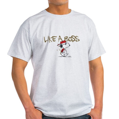 

CafePress Peanuts Snoopy Like A Boss - 100 Cotton T-Shirt