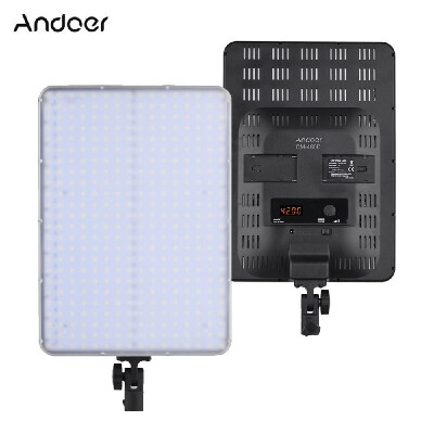 

Andoer CM-480D CRI93 Ultrathin Lightweight LED Video Light Panel Bi-color 3200K-5600K 48W Dimmable for Canon Nikon Sony Pentax DS