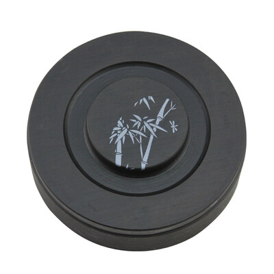 

Fen Shang wf-yt-146 Tomb of the four treasures of the inkstone 5-inch Xinyuan pool Yan water ripple eyebrow inkstone