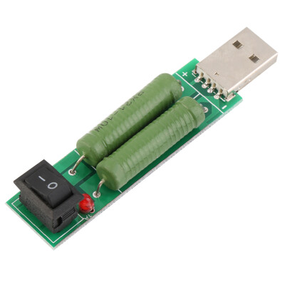 

USB зарядка Тест Обнаружение нагрузки Резистор 1A 2A модуль с выключателем