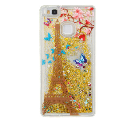 

Dynamic Quicksand Glitter Liquid Soft TPU Case Cover For HUAWEI P9LITE