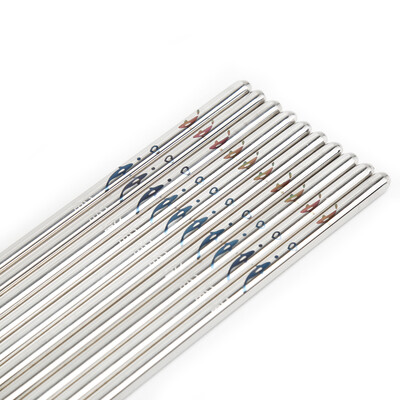 

Double gun Suncha chopsticks 304 stainless steel chopsticks Japanese printing couple chopsticks round chopsticks two pairs of equipment DK3250