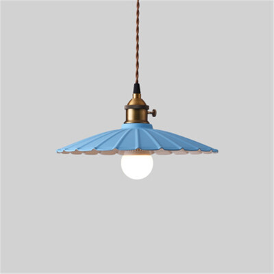 

Baycheer HL486943 Indoor 984 Inches Width White Scalloped Shade Mini Pendant Light