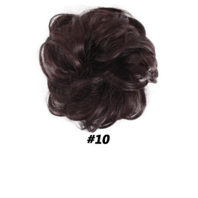 

UK Real Natural Curly Messy Bun Hair Piece Scrunchie Hair Extensions as Human