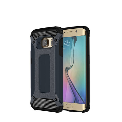 

Fivice Samsung Galaxy S6 edge case Luxury Silicone Diamond Armor PC Hard Shell Phone Case