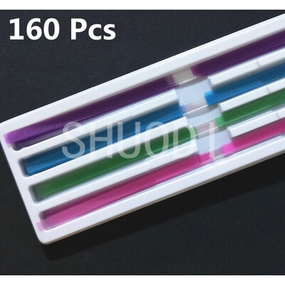 

160 Pcs Set of 4mm Width Dental Polyester Polishing Stick Strip with Single Side polishing side Polystrips Material