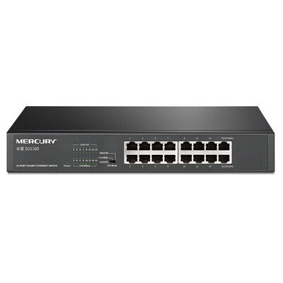 

Меркурий (MERCURY) SG116D 16-портовый гигабитный коммутатор