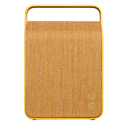 

Weifa Oslo Audio Speaker Bluetooth Portable Wireless Textile Fabric Support NFC 35mm Jack Intelligent Standby Sand Yellow