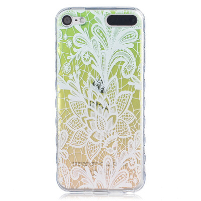 

Rose Pattern Soft Thin TPU Rubber Silicone Gel Case Cover for iPod Touch 56