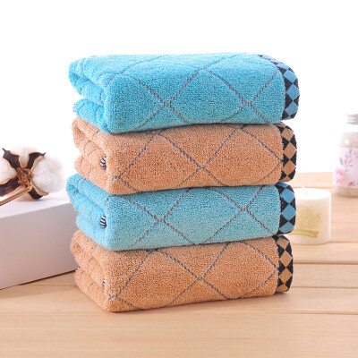 

Everbright Home Textiles AB yarn cotton towels Lingge jacquard towel soft absorbent mixed color 4 loaded 92g Article 34 69cm Article