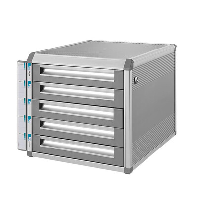 

Jinlongxing Glosen five-tier desktop file cabinet data cabinet storage cabinet file cabinet file box office supplies C9950