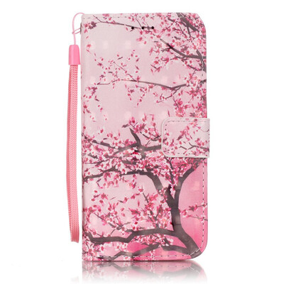 

Cherry blossom Design PU Leather Flip Cover Wallet Card Holder Case for SAMSUNG S7