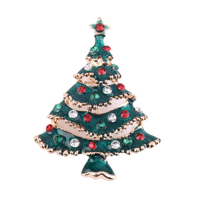 

Симпатичные Новый год Рождественская елка Xmas подарков Сплав Брошь Pin партия украшения
