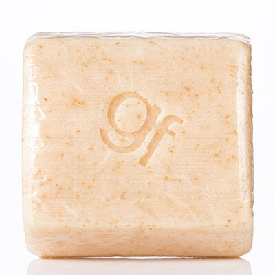 

Gf radiant exfoliating facial soap 100g (deep cleansing repair skin men's facial cleanser handmade soap