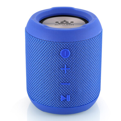 

ROYQUEEN M350 Bluetooth Portable Speaker Outdoor Subwoofer TWS Interconnect FM Radio Mini Portable Subwoofer IPX6 Waterproof Blue