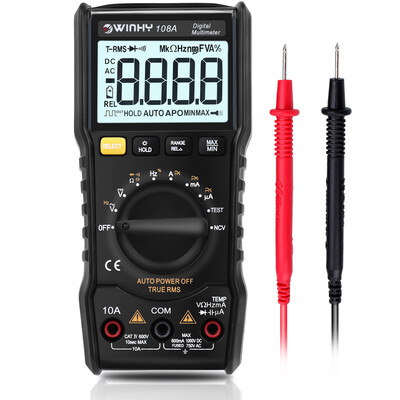 

WINHY 108A Full Protection Digital Multimeter Mini Multifunctional Handheld Meter Tools of Electrical Instruments&Apparatus