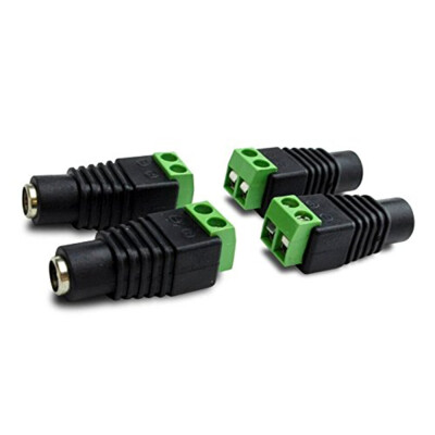 

KWB DC Female Power Jack Free Welding LED Strip Adapter Connector 4PCS