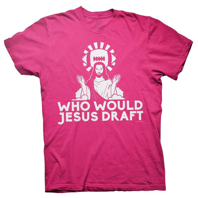 

Who Would Jesus Draft - ORIGINAL - Fantasy Football WWJD T-Shirt