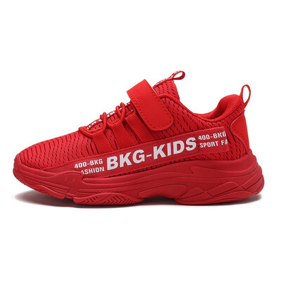 

New Autumn Thick Sole Non-slip Wear-resistant Kids Sneakers Black Boys Running Shoes Students Child Sport Shoes Children Walking