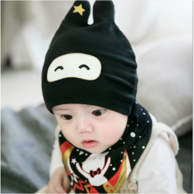 

Cute Newborn Baby Kids Cartoon HatScarf Sets Cotton Autumn&Winter Soft Hat