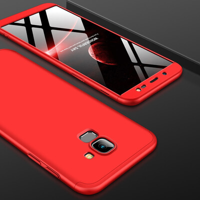 

Goowiiz Phone Case For Samsung Galaxy J4 PlusJ6 PlusJ4 PrimeJ6 Prime Fashion Color collision 360 Degree Coverage PC Protection