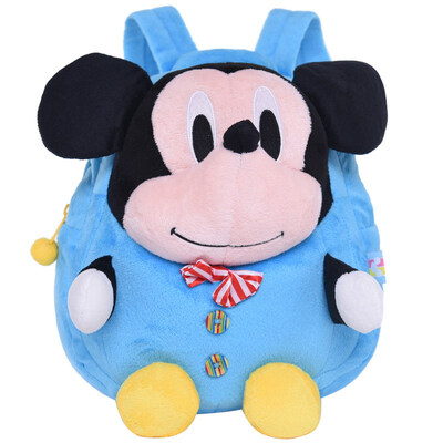 

Disney children&39s bag backpack kindergarten Mickey plush doll TGMB0043A blue